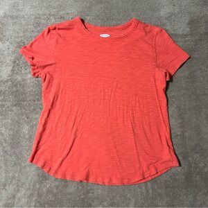 Old Navy Everywear Ladies/Juniors T-Shirt Size Small Dark Orange